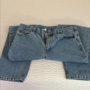 Carhartt Blue Denim Relaxed Fit Jeans